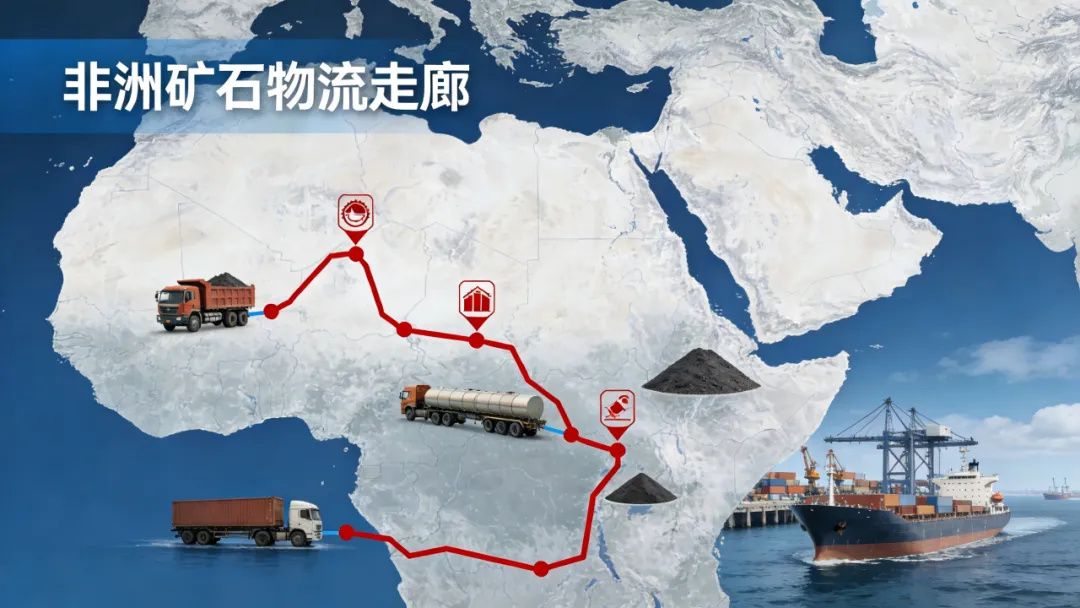 非洲矿产大动脉：揭秘十余条矿石物流走廊的战略棋局